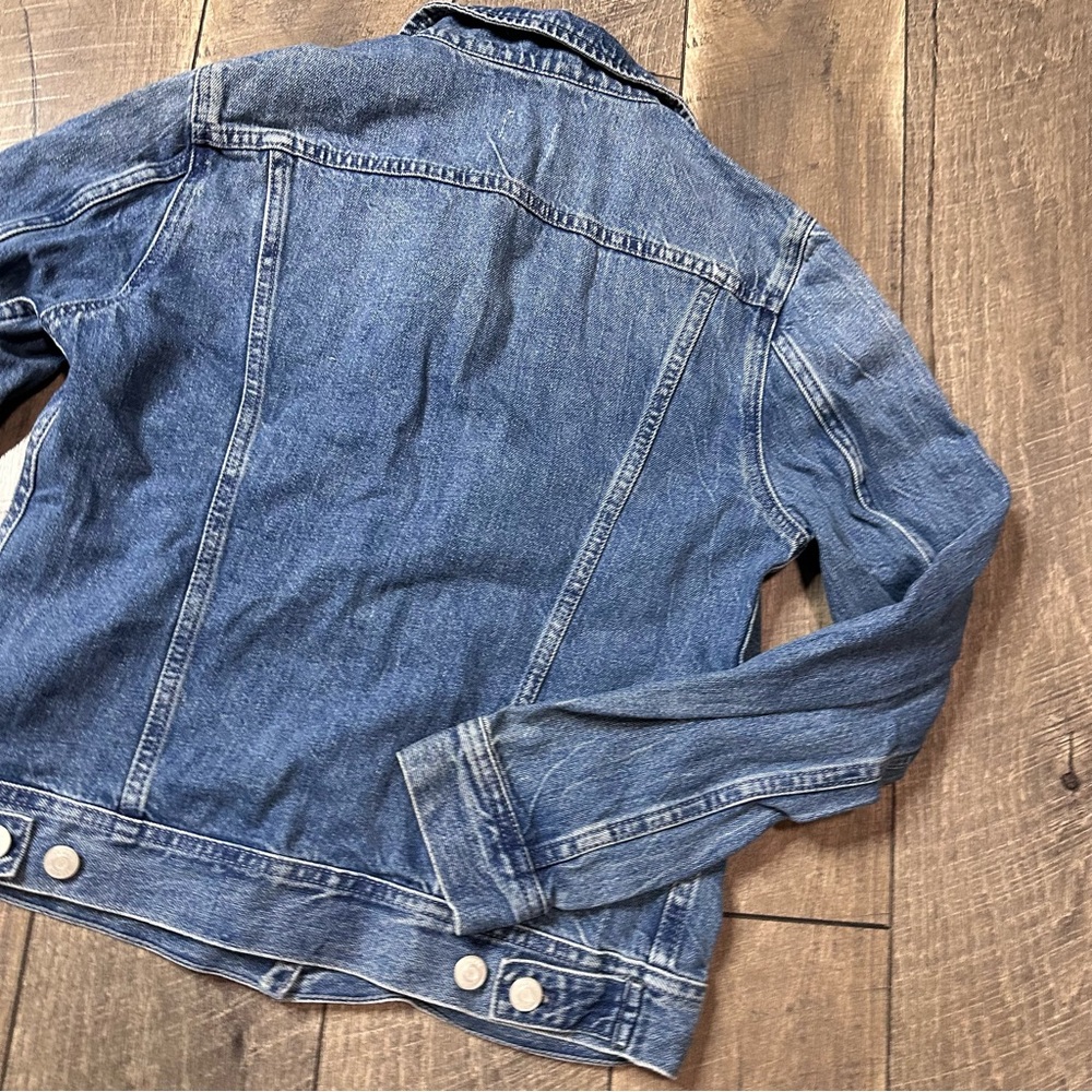 J. Crew Denim Button Down Jacket - Picture 7 of 7